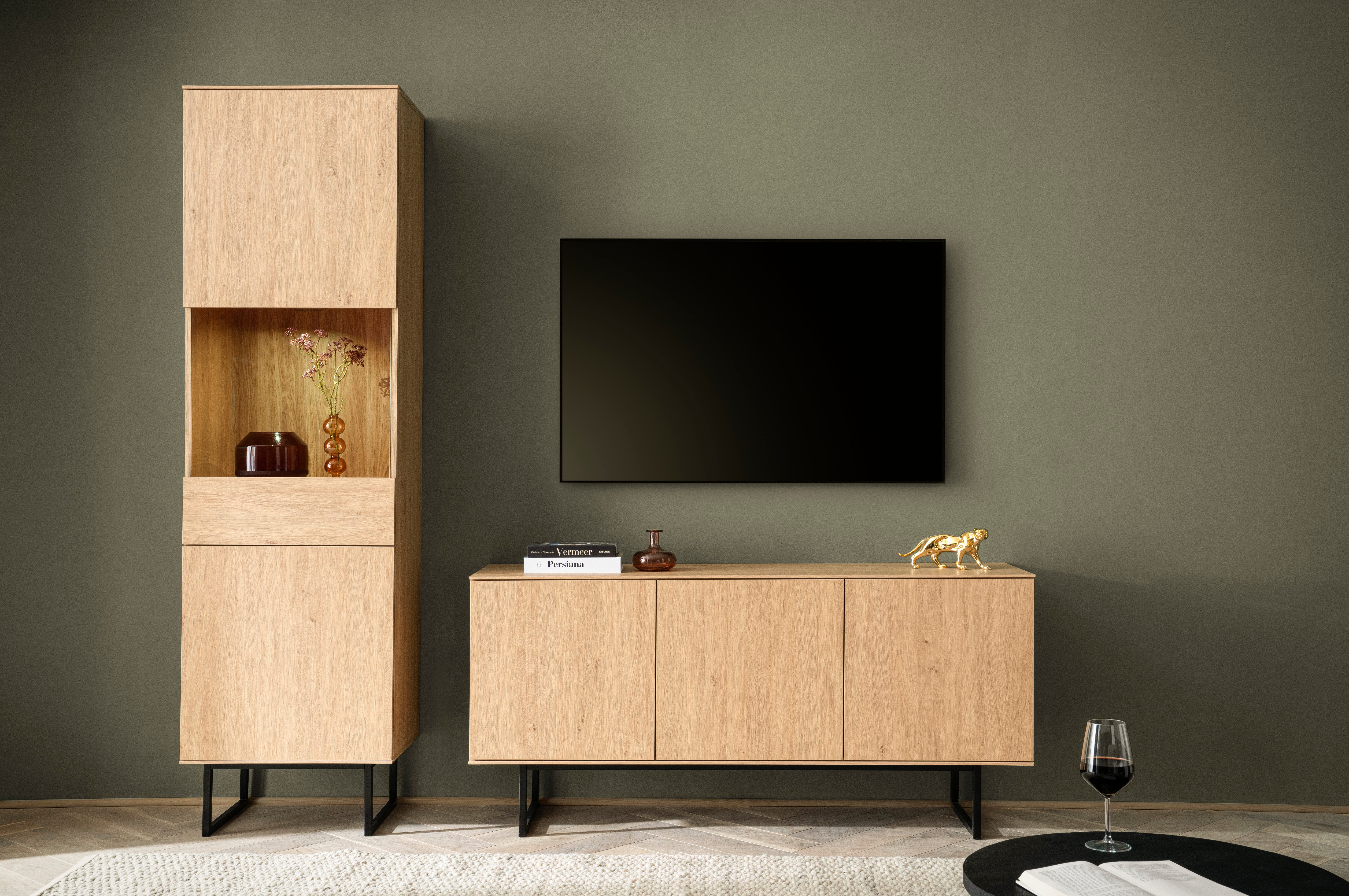 Home affaire Wohnwand Lund, moderne Anbauwand, günstig online kaufen