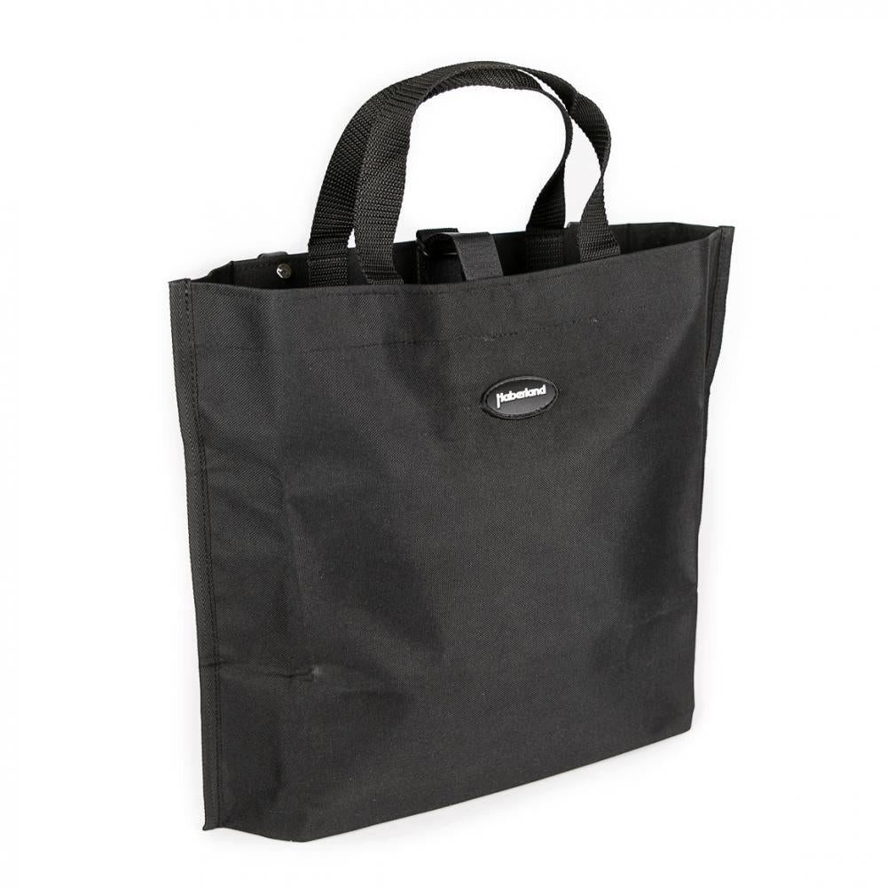 Haberland Fahrradtasche Haberland Faltbare Fahrrad-EK-Tasche schwarz - praktische Einkaufstasc