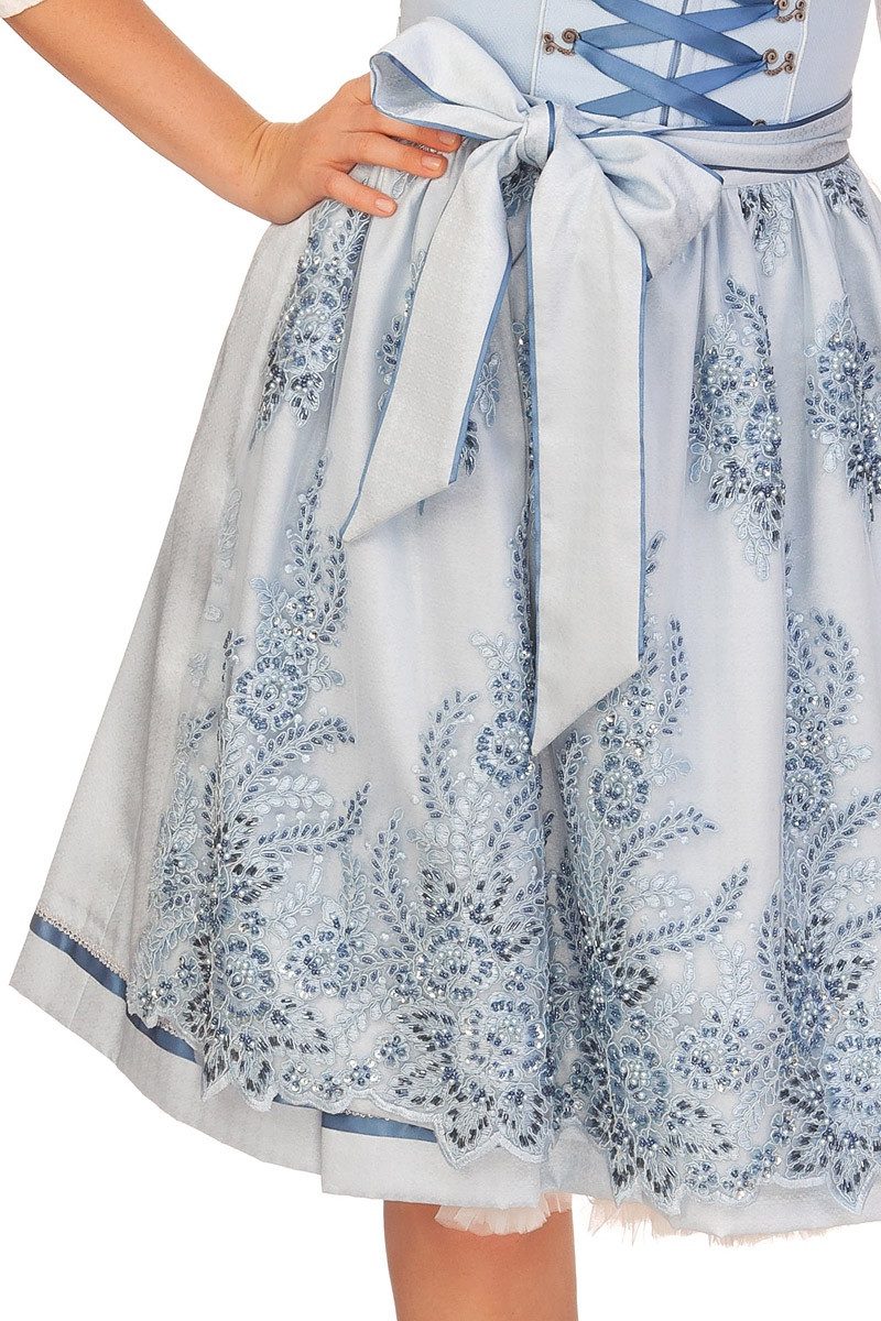 KRÜGER COLLECTION Dirndl Midi Dirndl 2tlg. - LAPIS LAZULI - hellblau