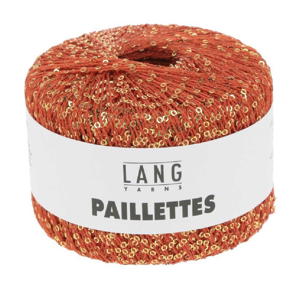 LANG YARNS PAILLETTES Häkelwolle, 112 m (25 Gramm), glänzendes Effektgarn mit Pailletten von Lang Yarns
