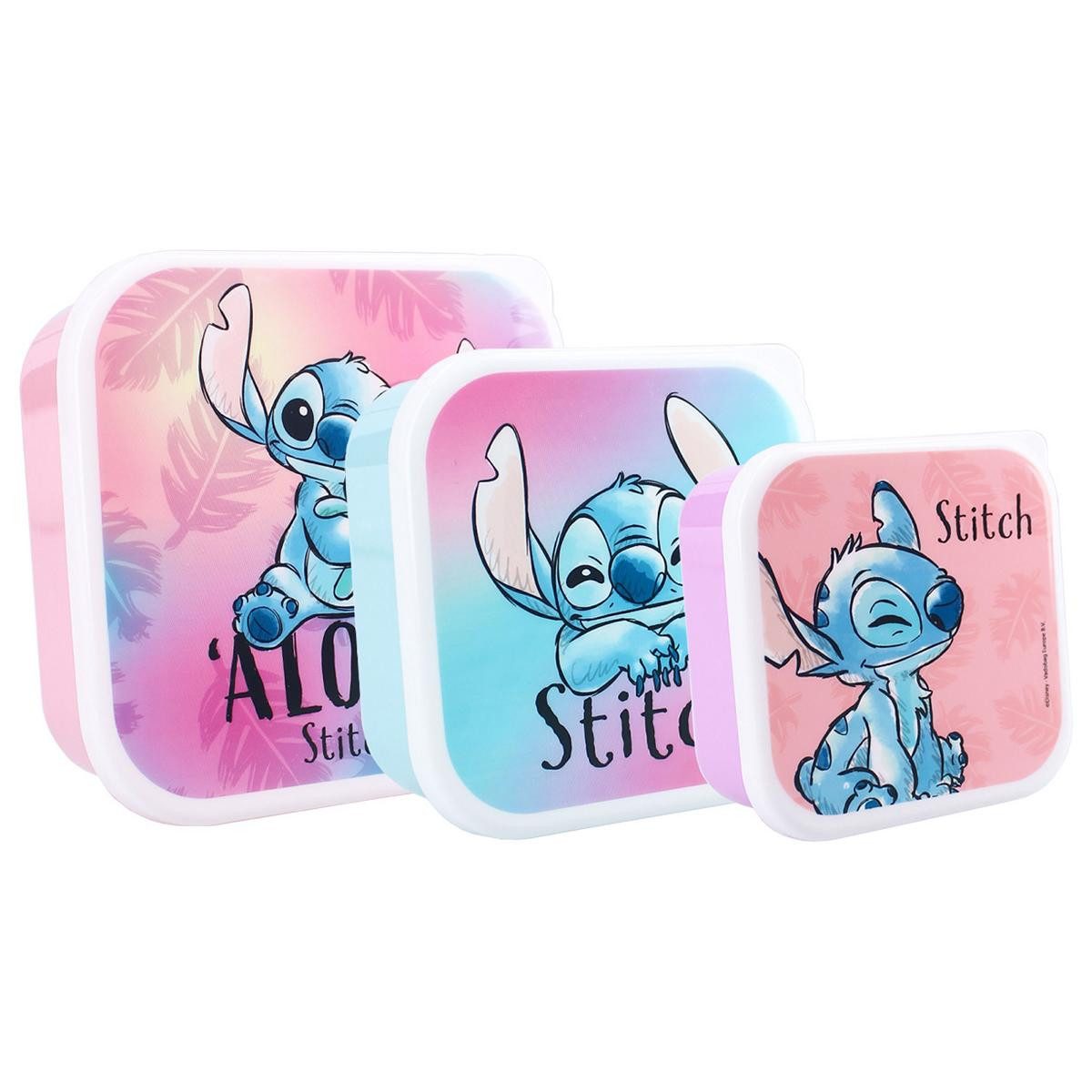 Vadobag Lunchbox Snackbox 3 tlg. Brotboxen, Polypropeen (PP), Polystyreen (PS), (3-tlg)