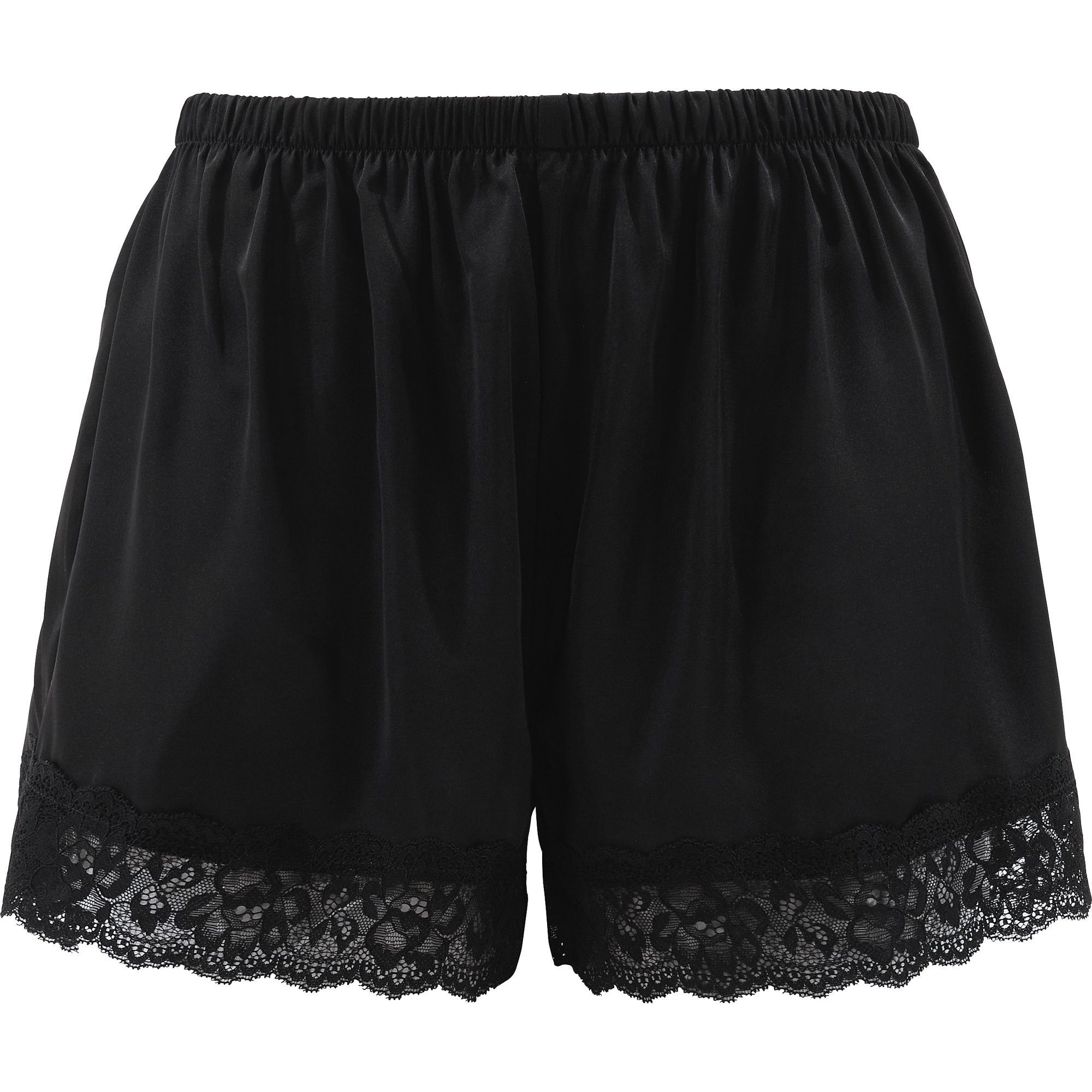 Erwin Müller Pyjama Damen-Shorty Satin Uni