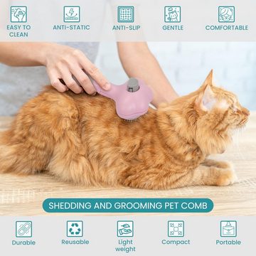 Belle Vous Dekoobjekt BELLE VOUS Pflegeset für Haustiere - Selbstreinigende Katzenbürste