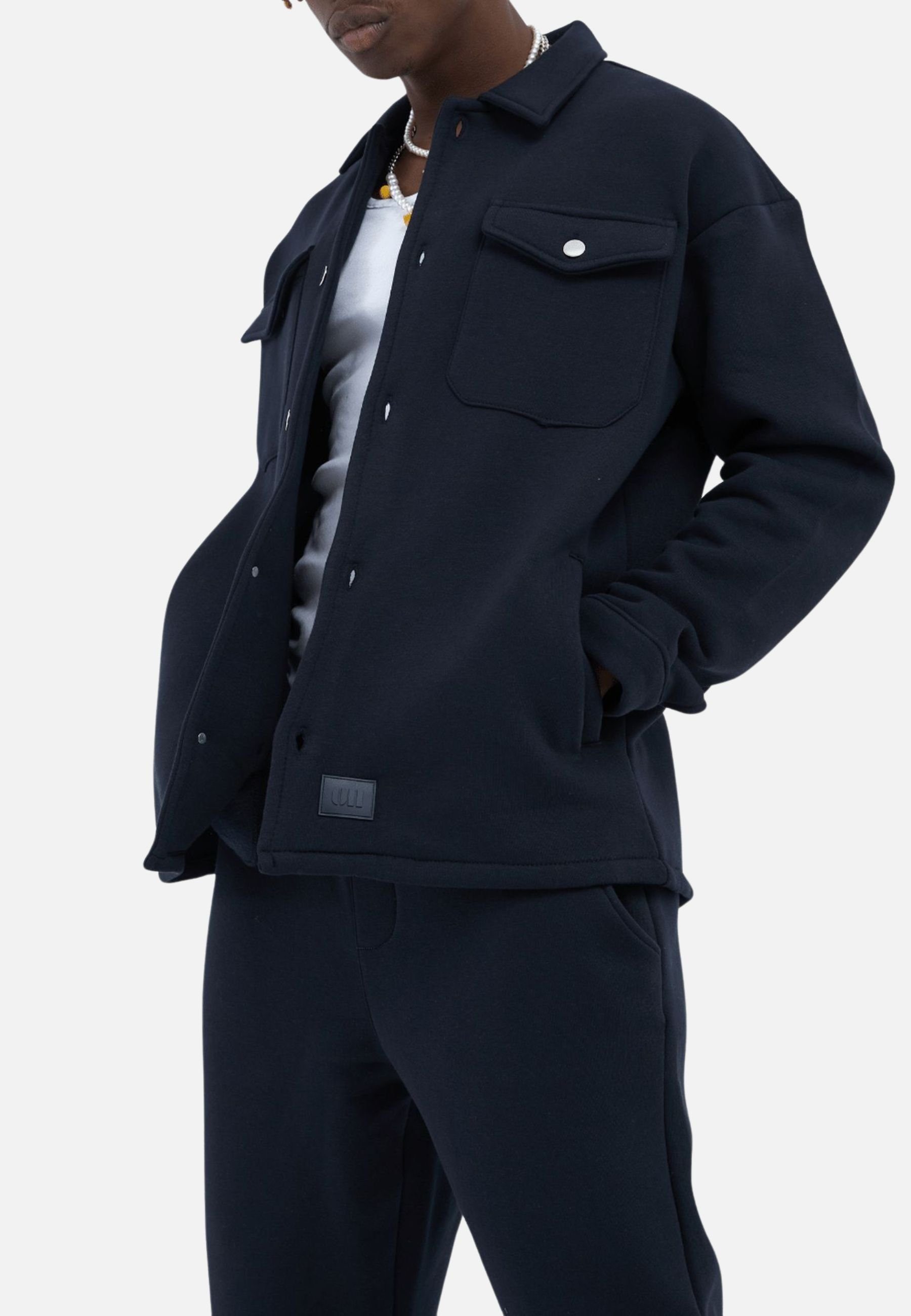 OSSY HOMER Hemdjacke Oversize Hemdjacke Oberteil