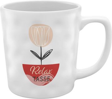 Sheepworld Tasse Tasse Kaffeetasse Teetasse 37cl Sheepworld GRUSS & CO Struktur Relax, Material: Steinzeug