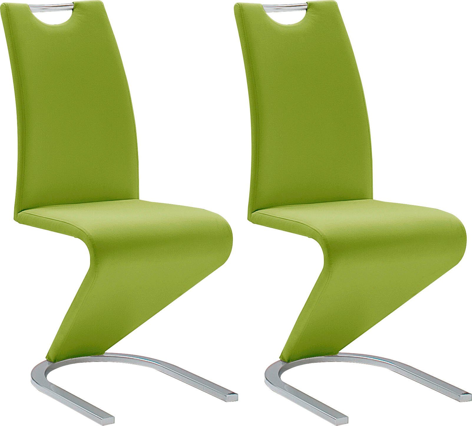 MCA furniture Freischwinger Amado (Set, 2 St), 2er-, 4er-, 6er-Set, Stuhl belastbar bis 120 Kg lime | Freischwinger