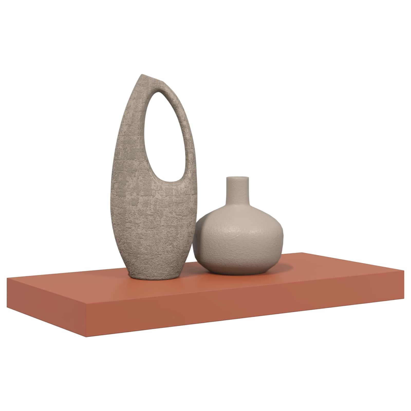 vidaXL Regal Wandregal Wandmontiert Rot 50 x 23 x 4 cm Holzwerkstoff, 1-tlg günstig online kaufen