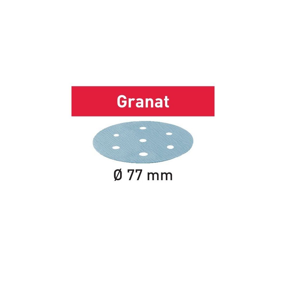 FESTOOL Schleifteller Schleifscheibe STF D 77/6 P1500 GR/50 Granat (498932)