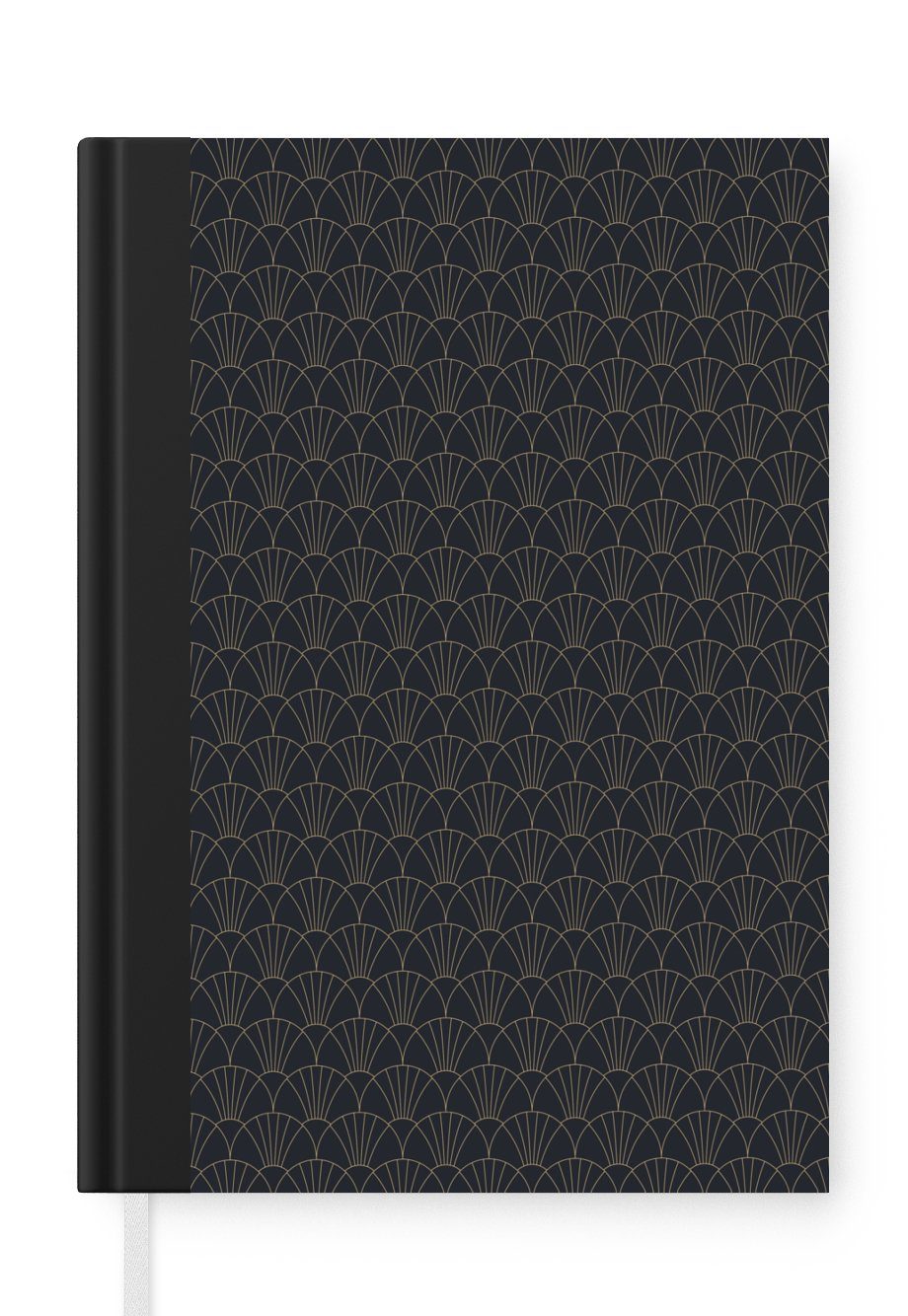 MuchoWow Notizbuch Art Deco - 98 - Tagebuch, Notizheft, Haushaltsbuch Muster, Geometrie Merkzettel, A5, Journal, Seiten