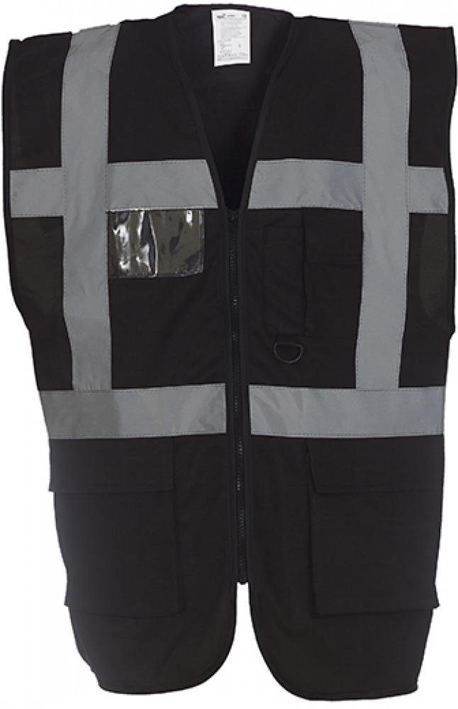 YOKO Warnweste Herren Multi-Functional Executive Waistcoat