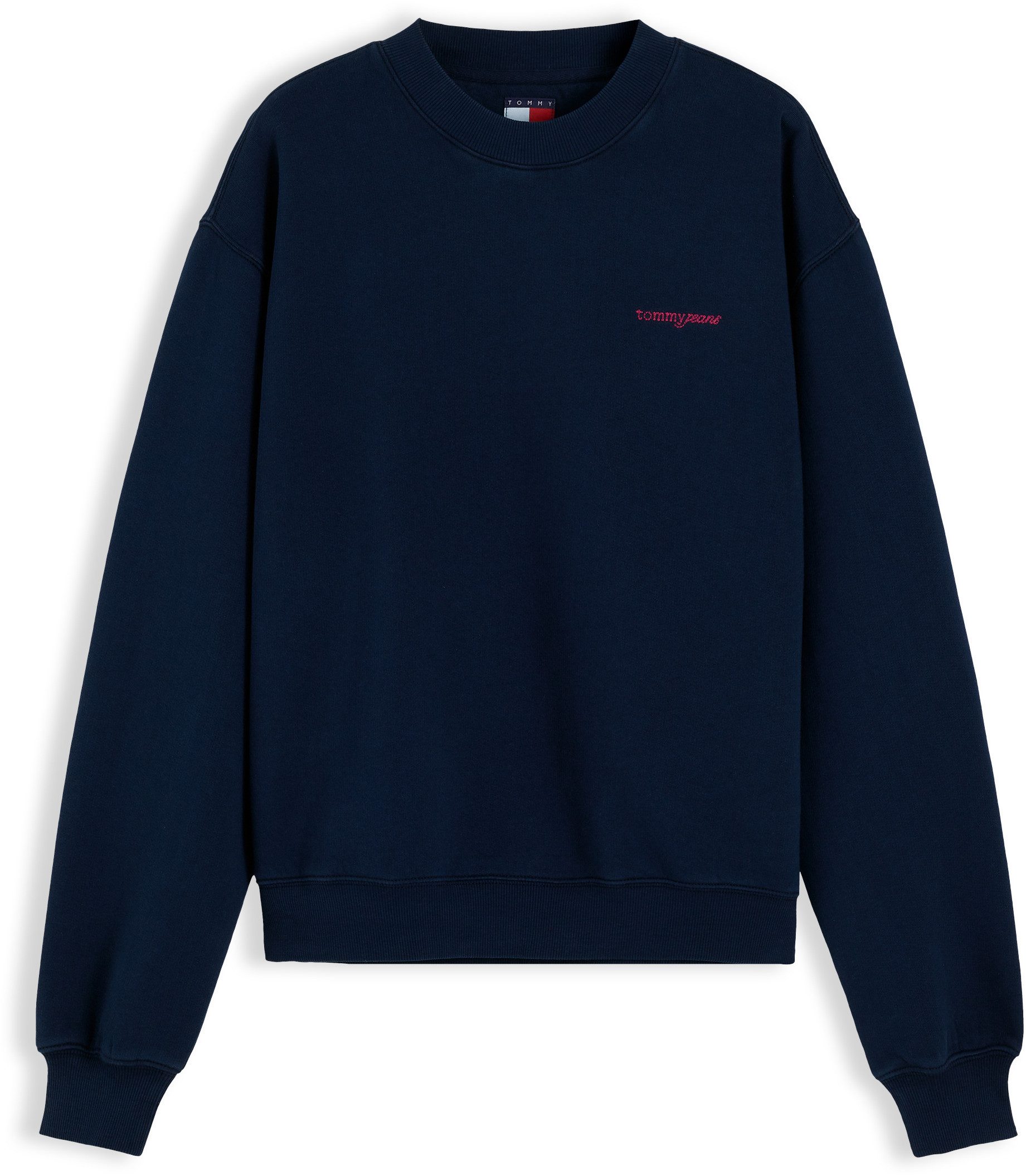 Tommy Jeans Sweatshirt TJW SCRIPT CREW Baumwollmischung