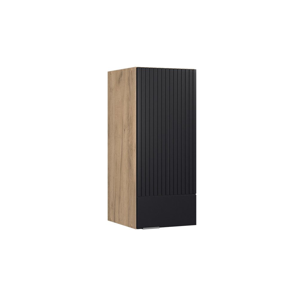 Vicco Hängeschrank Fame-Line, Schwarz gestreift/Goldkraft Eiche, günstig online kaufen