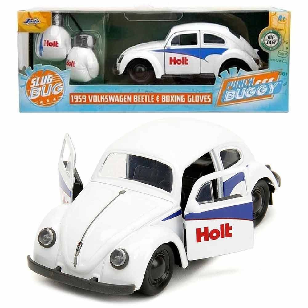 JADA Modellauto VW Beetle 59 Die-Cast Spielzeug Auto weiß - 1:32, Maßstab 1:32, (1-tlg)