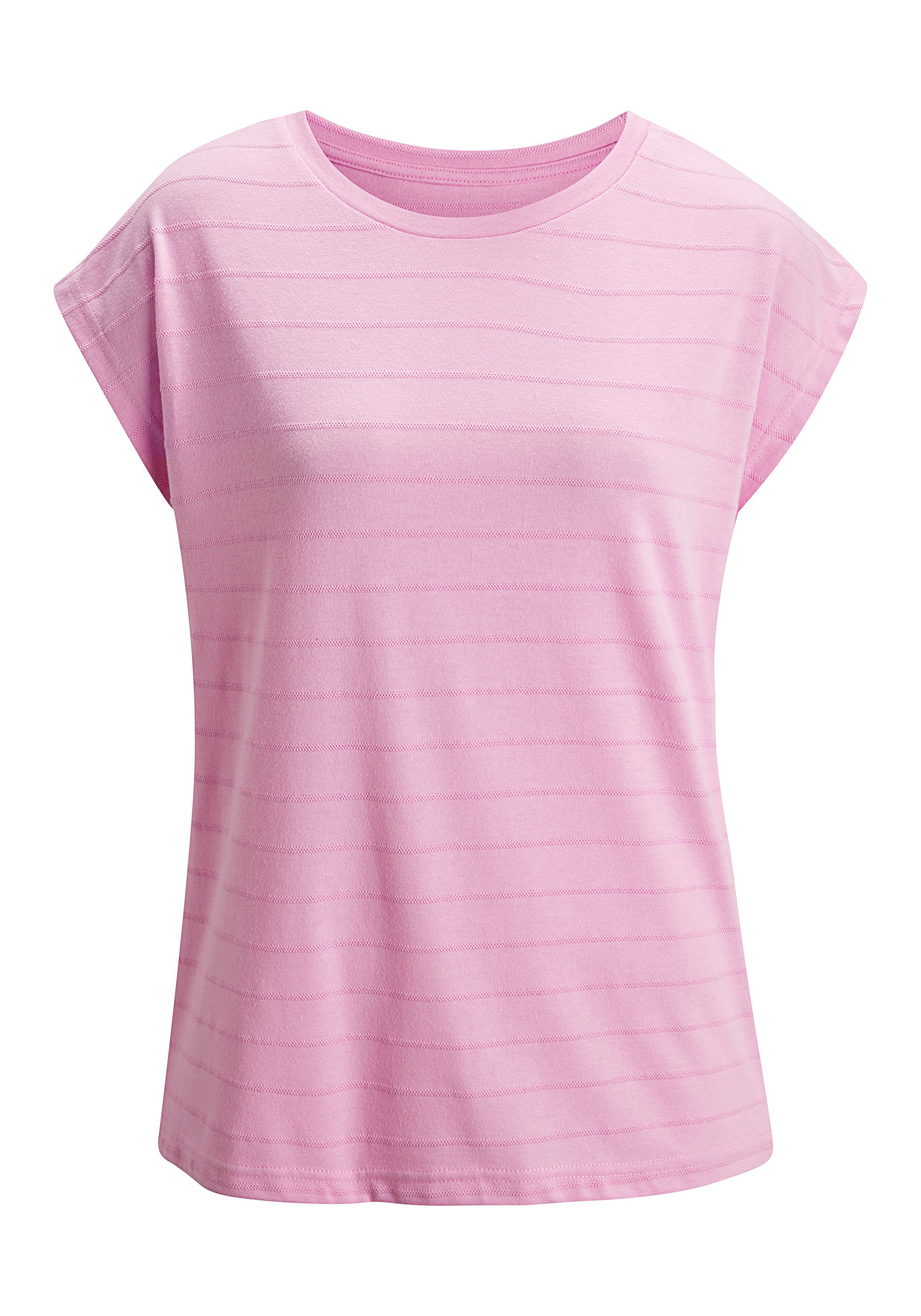 Vivance by Lascana T-Shirt aus strukturierter Qualität mit überschnittenen Schultern. € 19,99, (€ 19,99 pro 1 Stk).