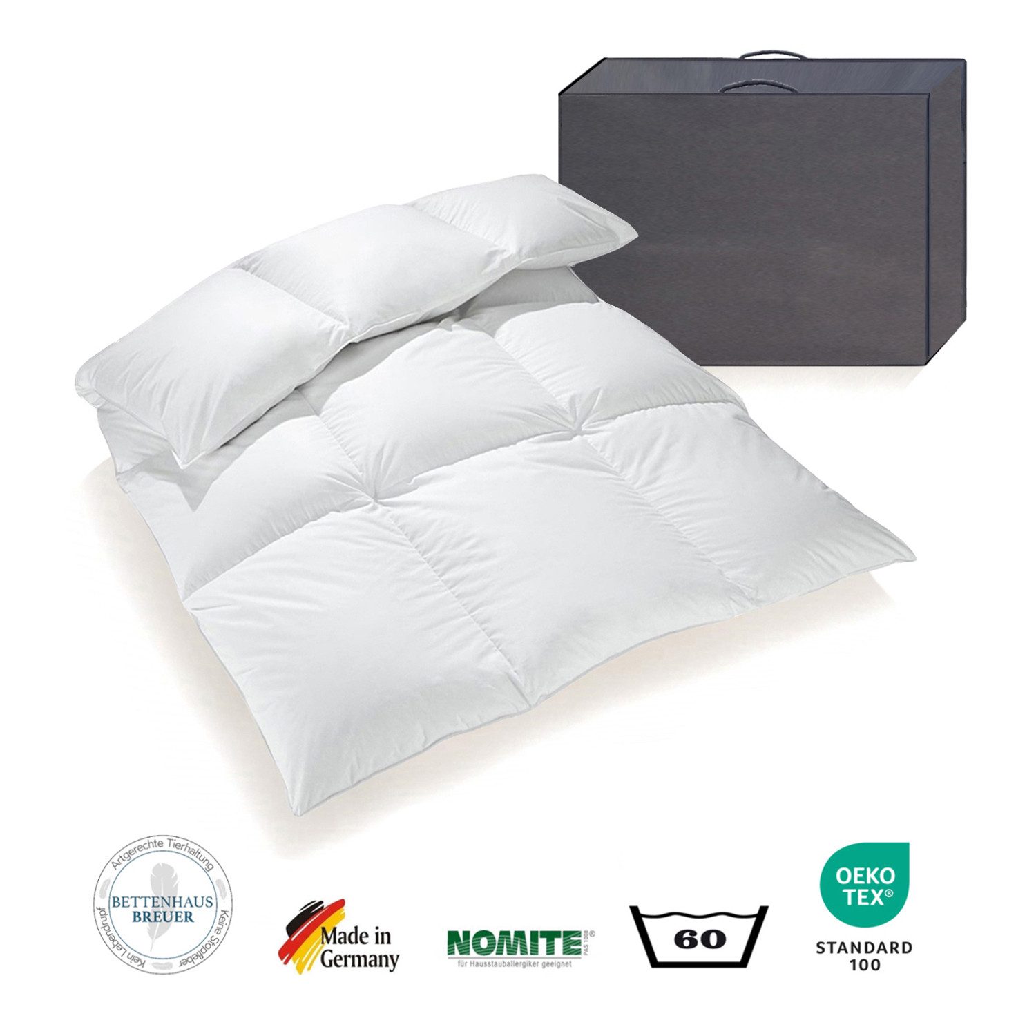 Bettenhaus Breuer Daunenbettdecke Extra warme 100% Winter Daunendecke sibir günstig online kaufen