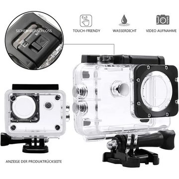 GelldG Kamera-Hülle Schutzhülle Gehäuse wasserdicht für SJ4000 Unterwasser Sport Kamera