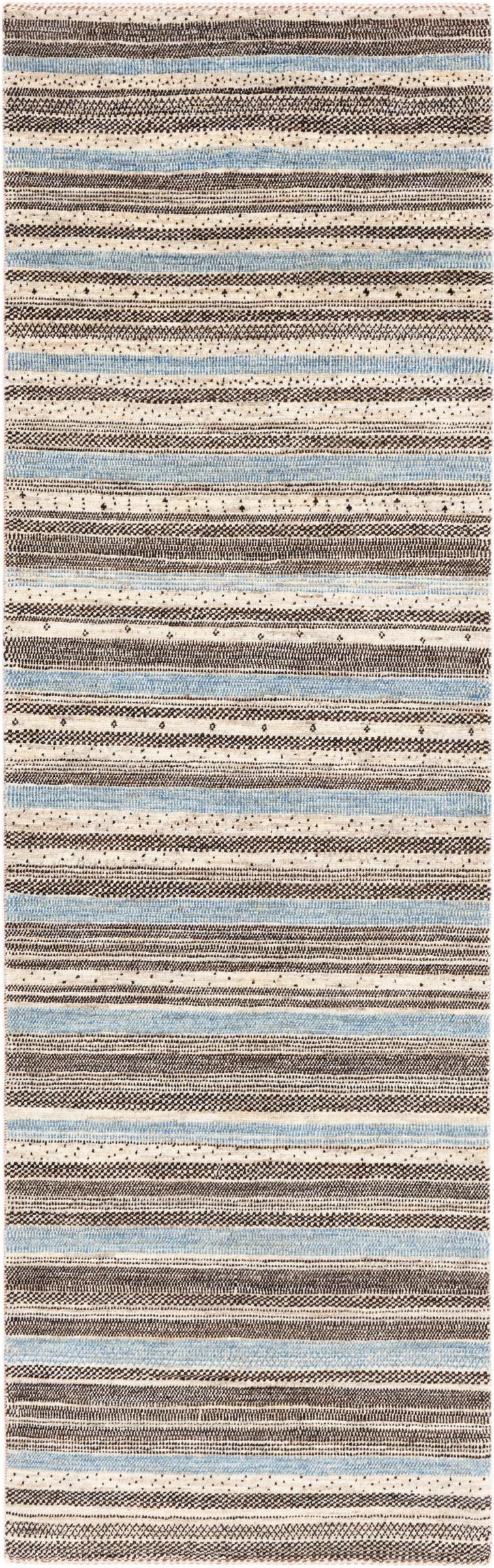 Nain Trading Orientteppich Perser Gabbeh Loribaft Natura 77x256 Handgeknüpfter Moderner, rechteckig, Höhe: 12 mm