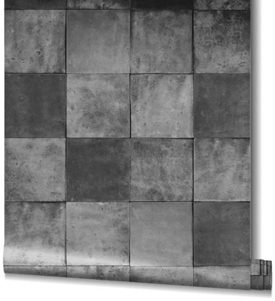 Fototapete Vliestapete Küche Tile, Wohnzimmer Schiefergrau Marburg für moderne matt, glatt, Schlafzimmer