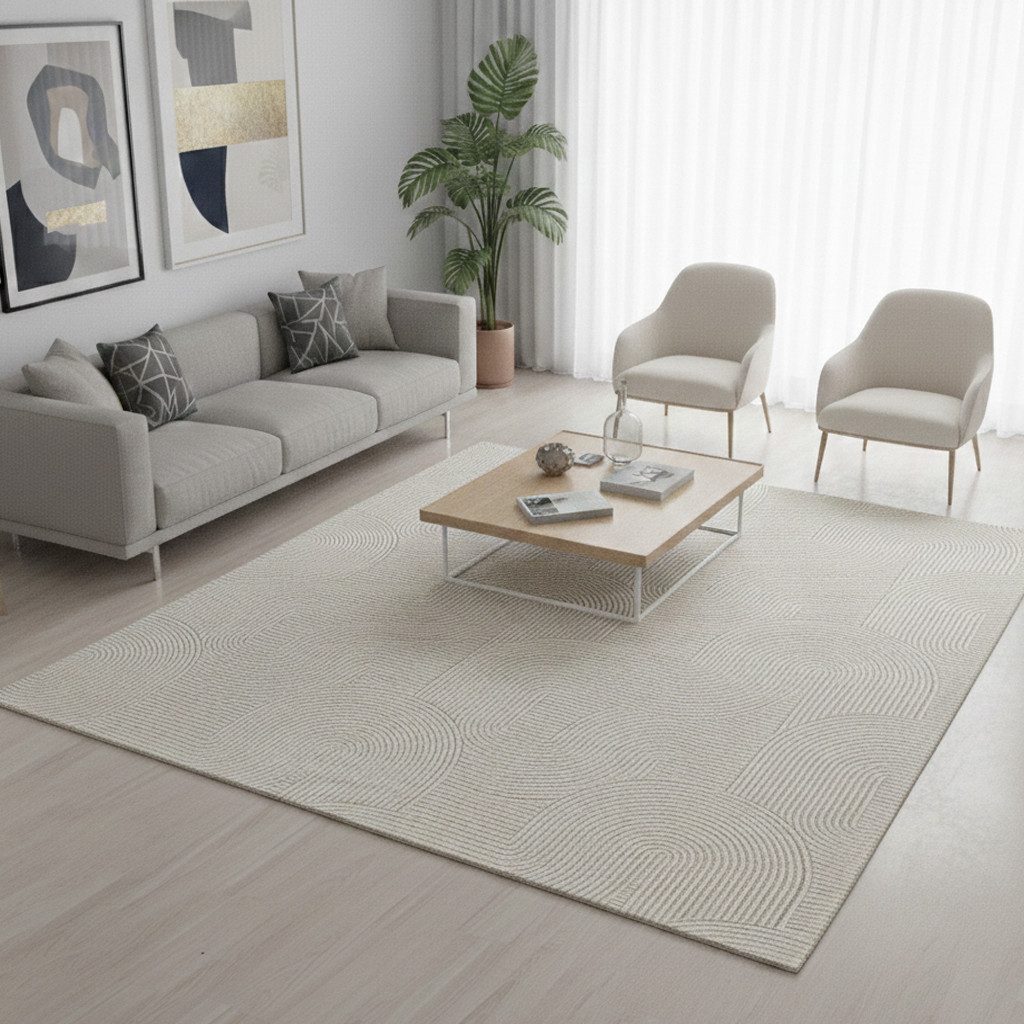 the carpet Teppich Rio, rechteckig, Höhe: 8 mm, weicher Wohnzimmer Teppich rutschfest 3D-Optik