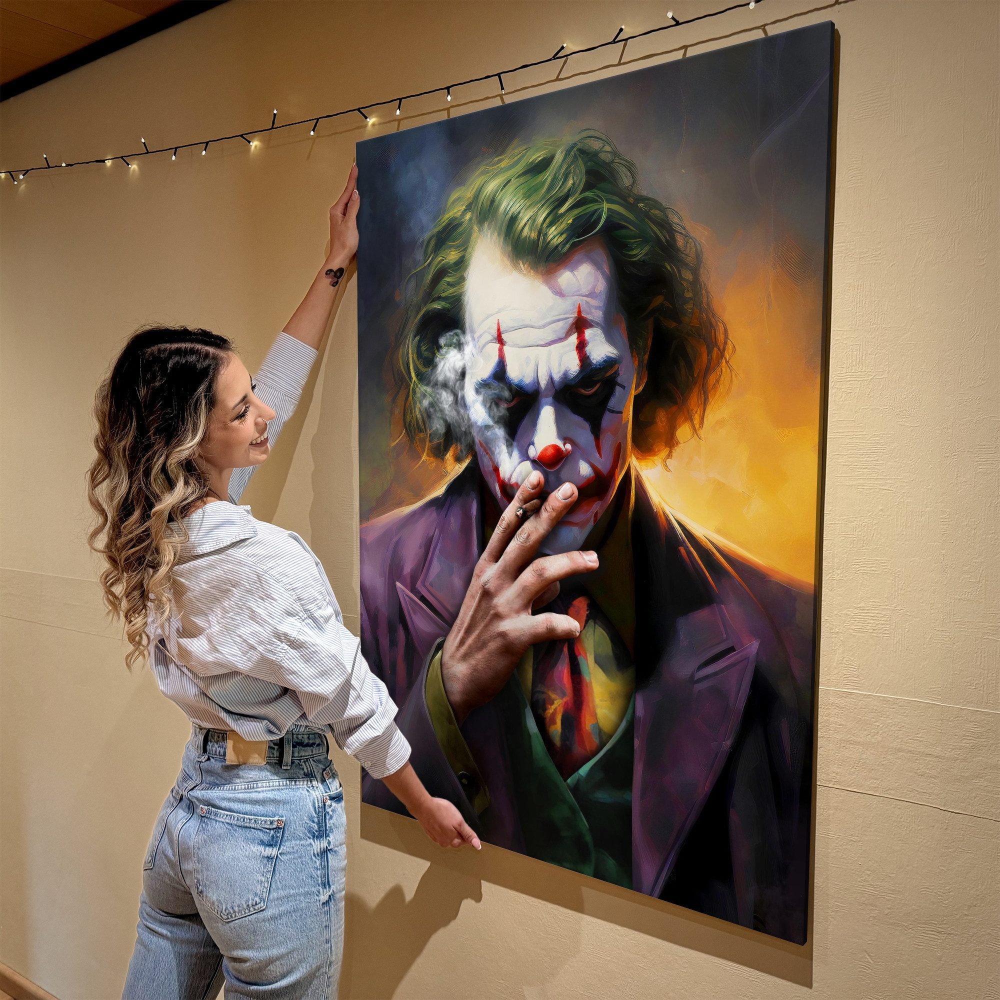 Artmazing Leinwandbild Joker, Joker, gesp. auf FSC Echtholz-Keilrahmen, in versch. Größen