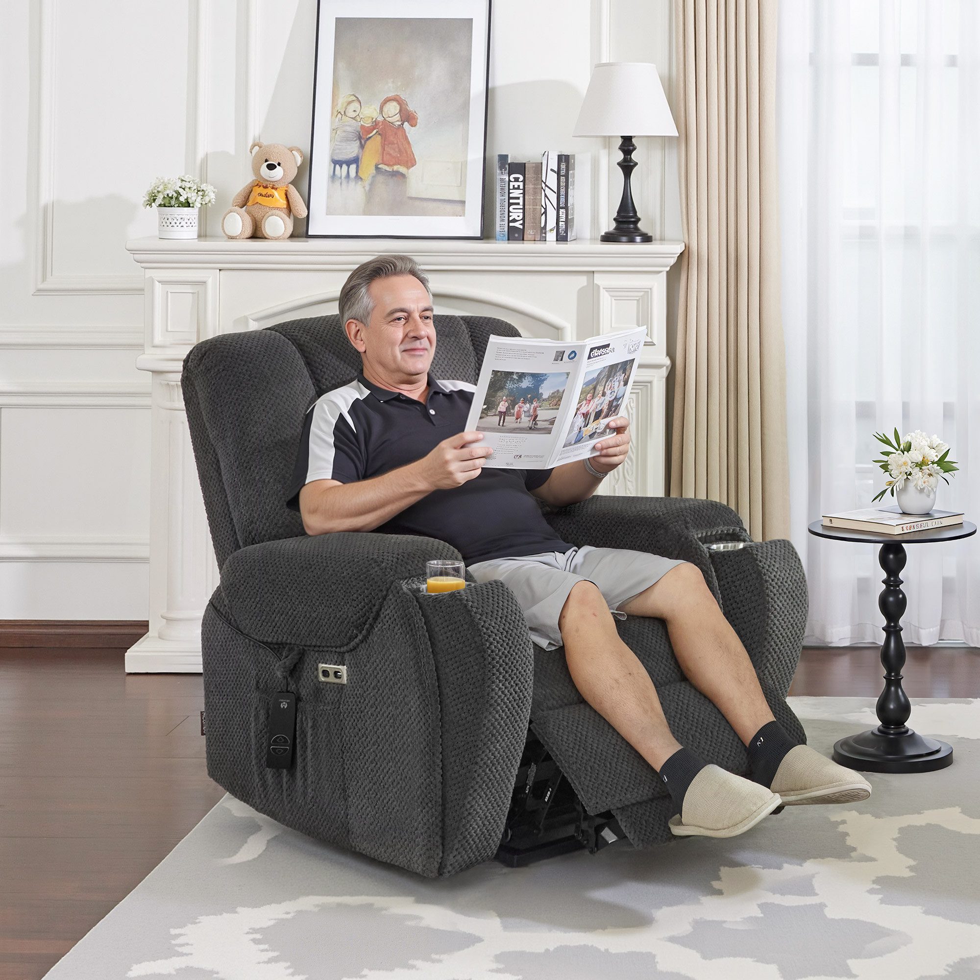 MCombo Relaxsessel M MCombo Fernsehsessel mit Aufstehhilfe Elektrisch 7252 günstig online kaufen