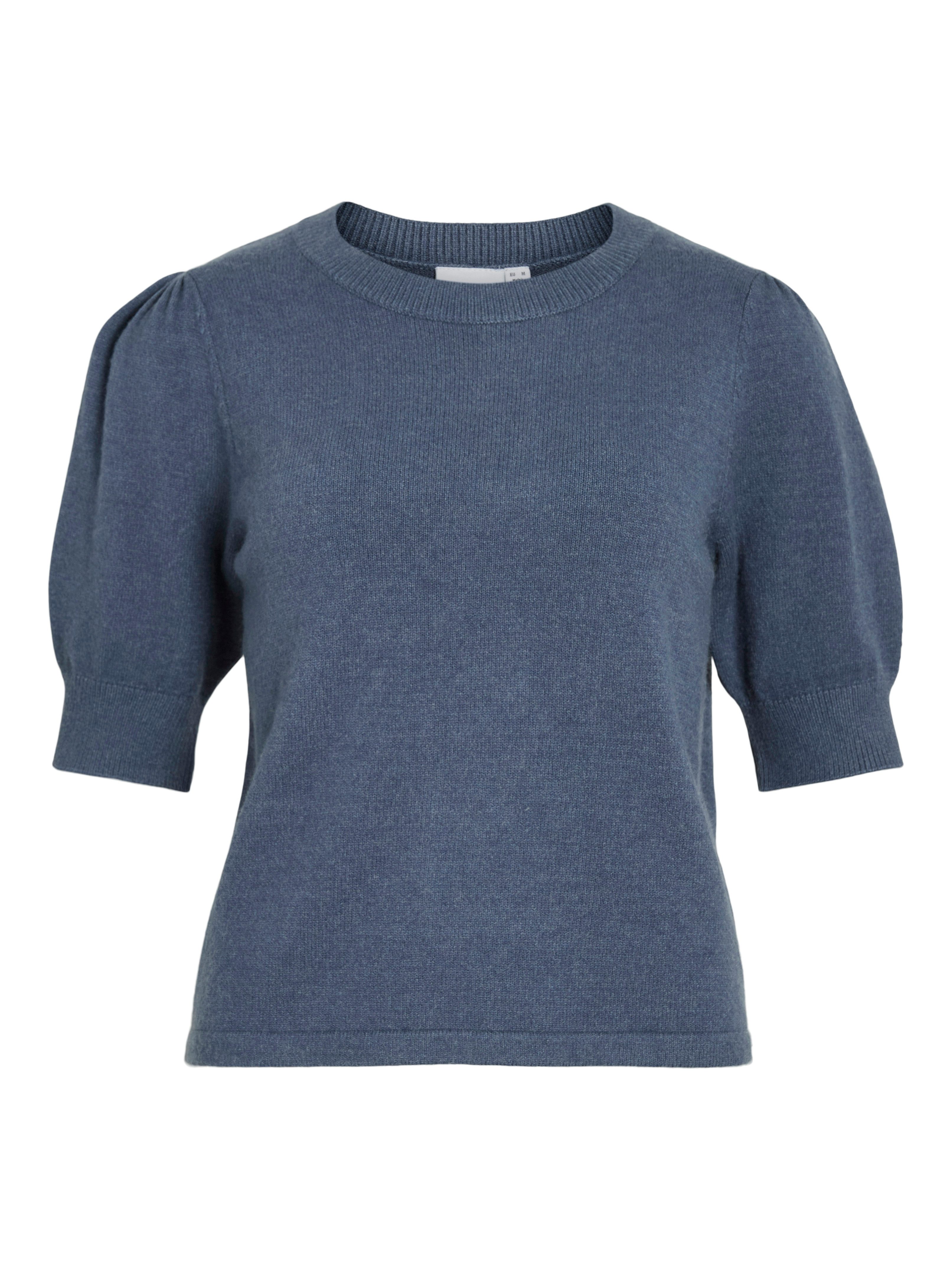 Vila Strickpullover VIRIL 2/4 SLEEVE O-NECK KNIT TOP - NOOS