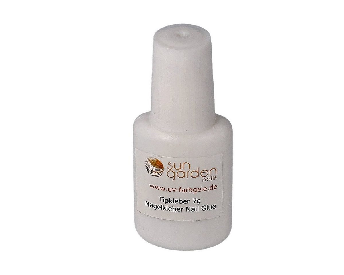 Sun Garden Nails Nageldesign Zubehör 1x 7g Tipkleber, Nagelkleber mit Pinselflasche Nagelkleber zum Auftrag