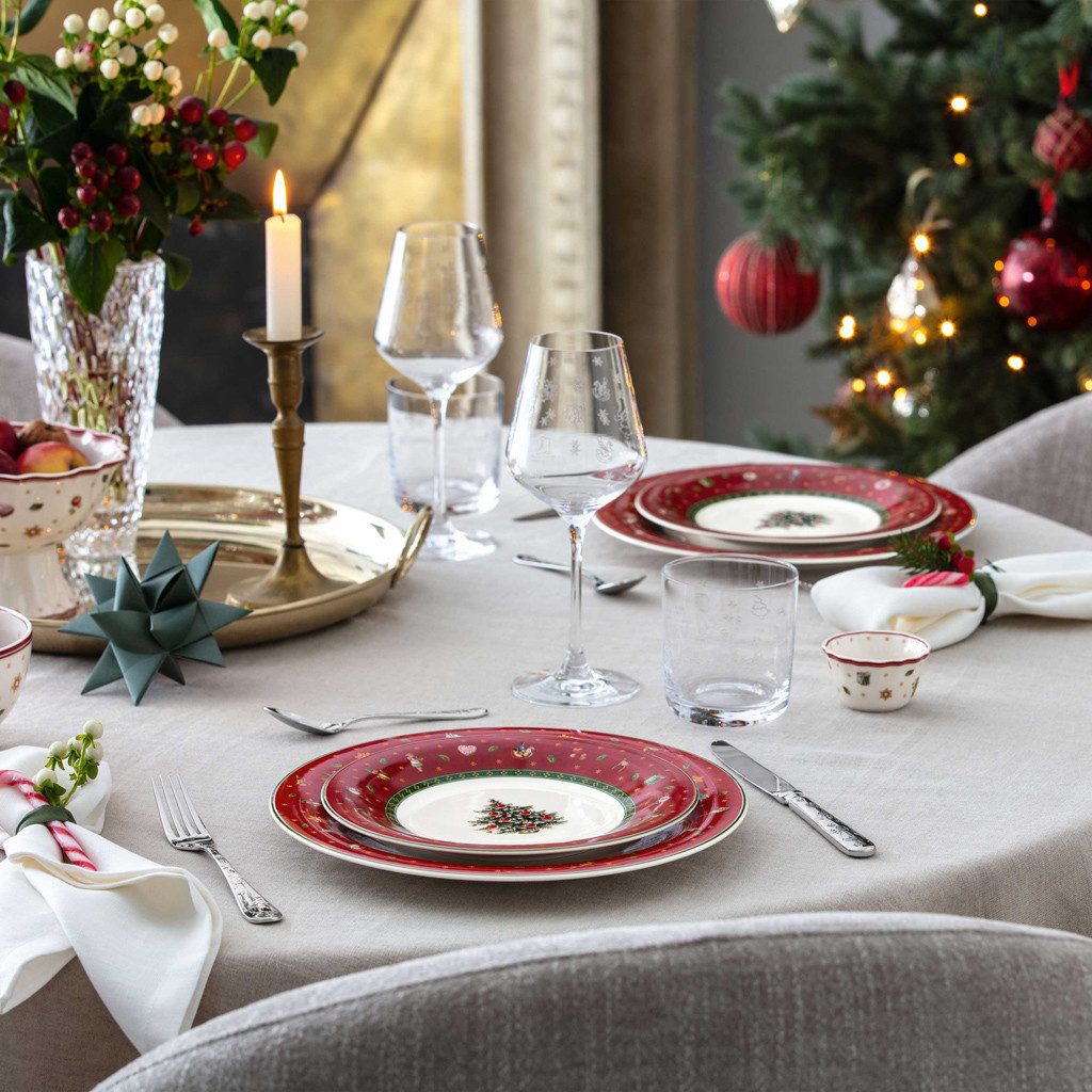 Villeroy & Boch Frühstücksteller Toy's Delight, (1 St), Premium Porcelain, 1 Stck, mikrowellensicher,spülmaschinenfest, Made i