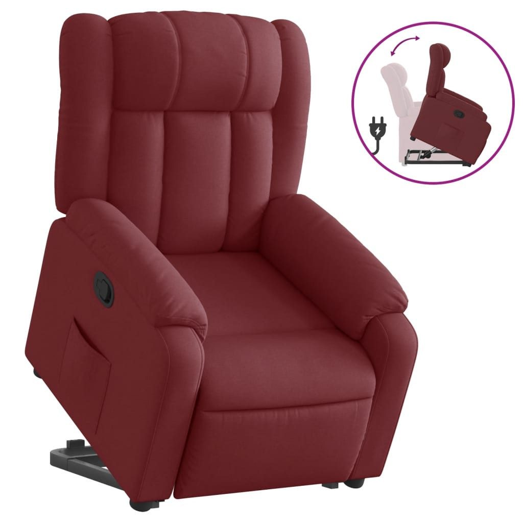 vidaXL Sessel Relaxsessel mit Aufstehhilfe Weinrot günstig online kaufen
