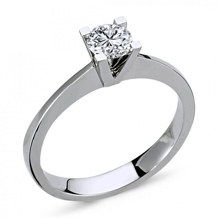 EinStein Diamant Diamantring 0 46 Carat Diamant Solitär Ring Meisterstück 14 Karat Weißgold
