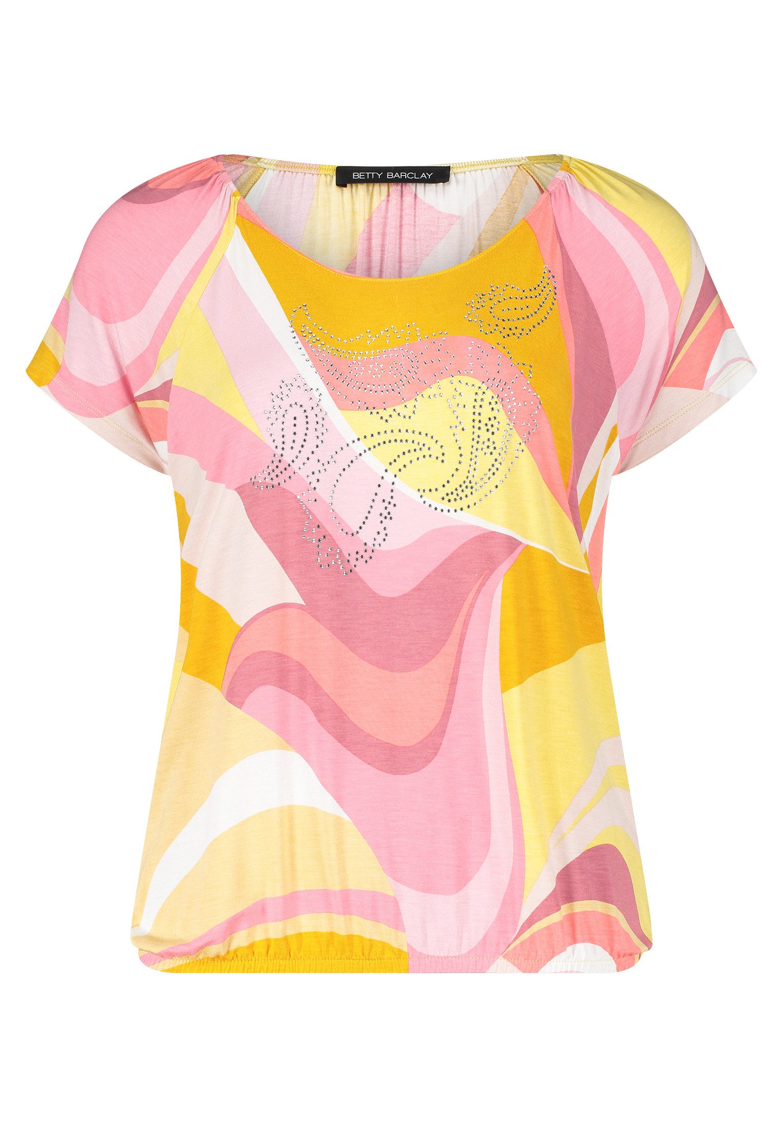 Betty Barclay Kurzarmshirt Damen mit Gummizug (1-tlg) Hotfix günstig online kaufen