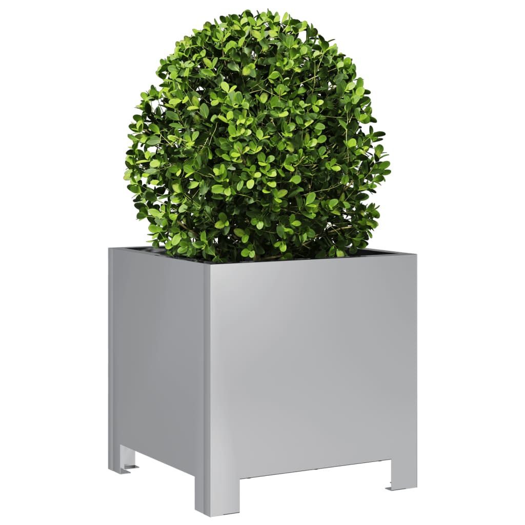 vidaXL Blumentopf Pflanzkübel 30x30x30 cm Verzinkter günstig online kaufen