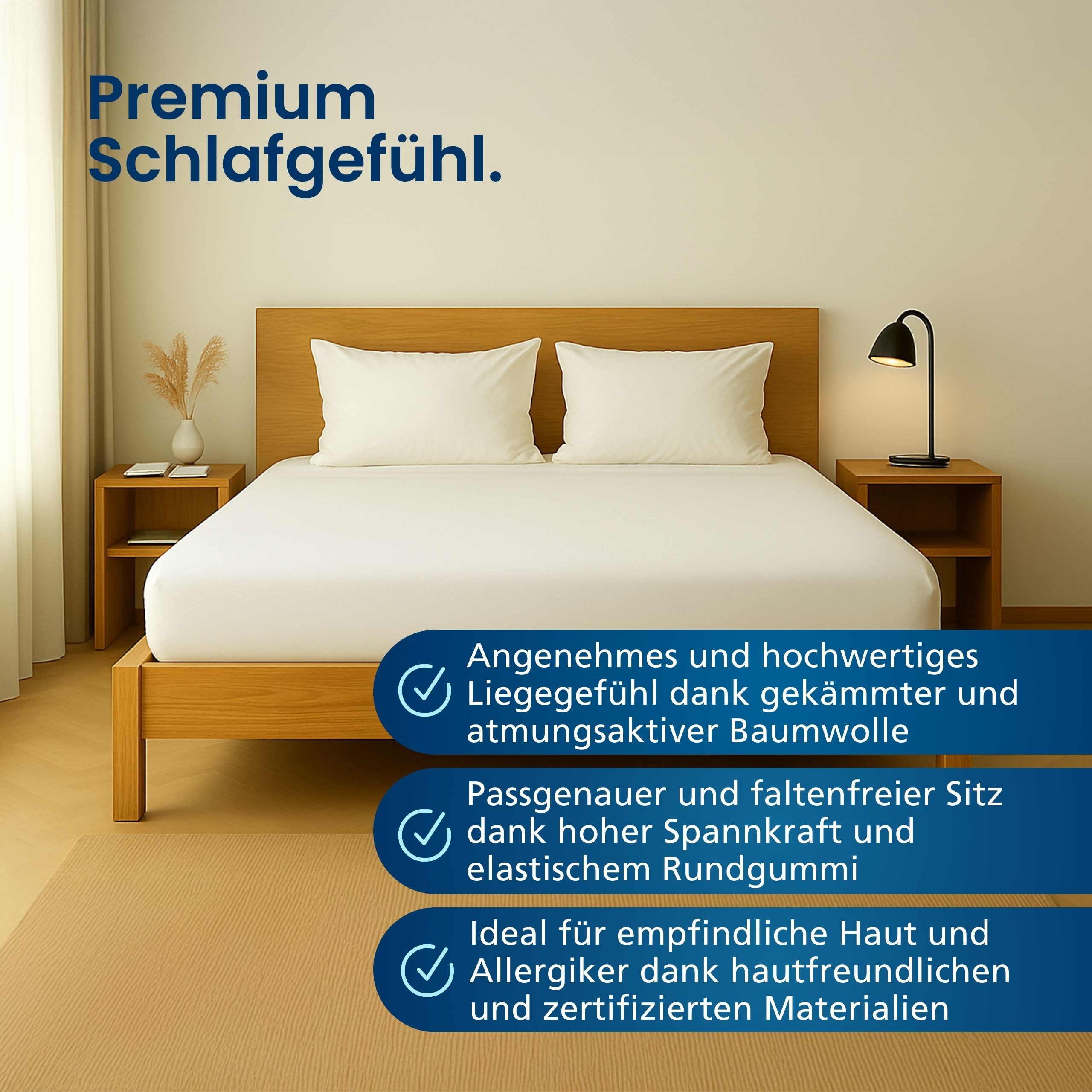 AM Qualitätsmatratzen Spannbettlaken Baumwolle in weiß, Bettlaken für Boxsp günstig online kaufen