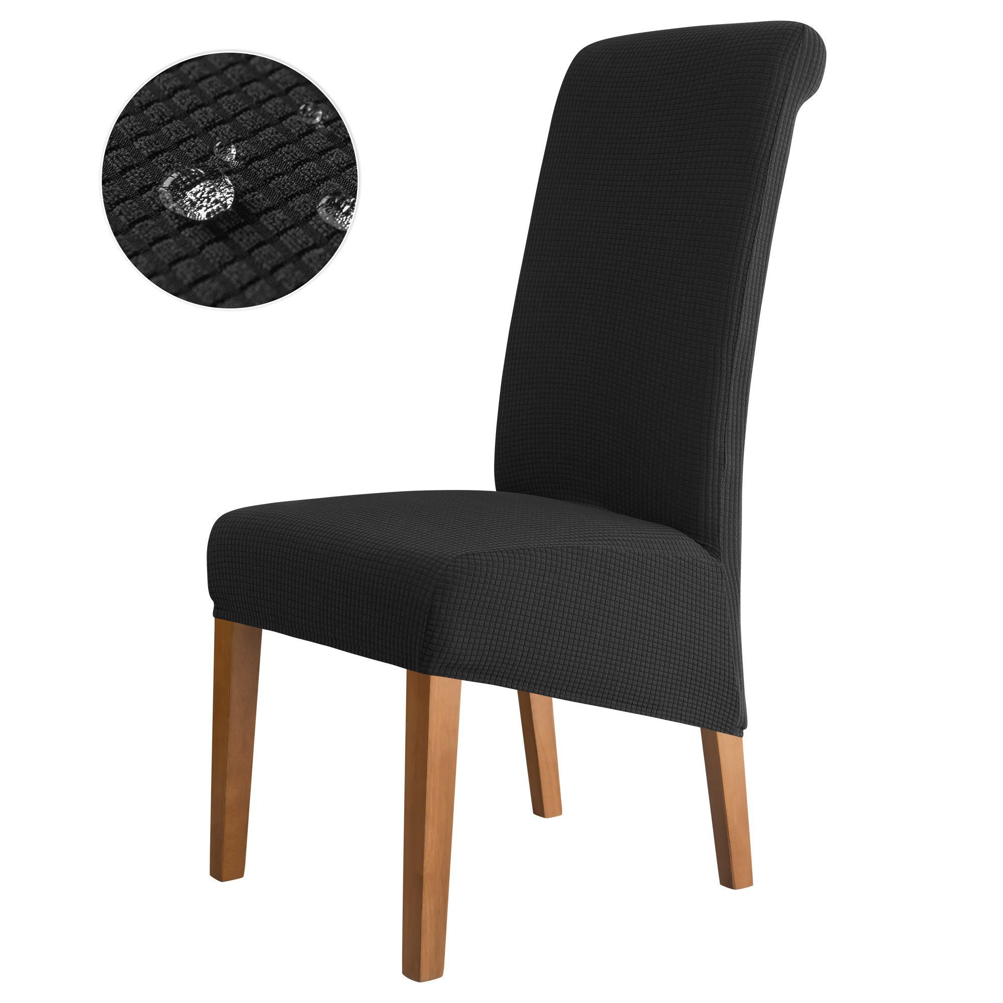 Simloveve Sitzflächenhusse Stretch Schonbezug, Stuhlbezug Groß Stuhlschutz günstig online kaufen