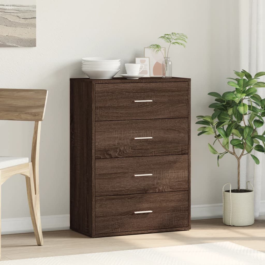 vidaXL Sideboard Sideboard Braun Eichen-Optik 60x31x84 günstig online kaufen