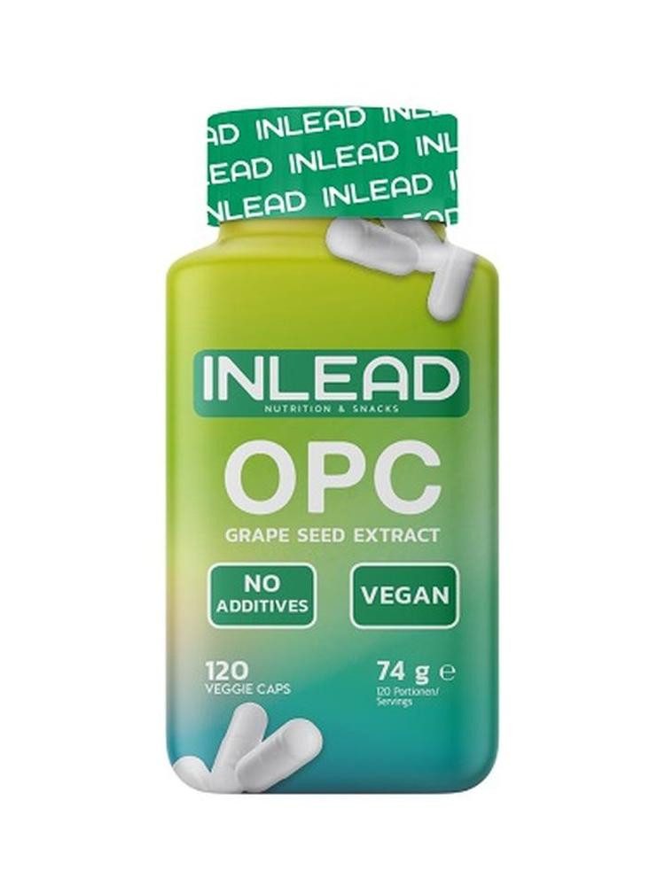 Inlead Nutrition GmbH & Co. KG INLEAD OPC Grape Seed Extract 120 Kapseln, 120 St.