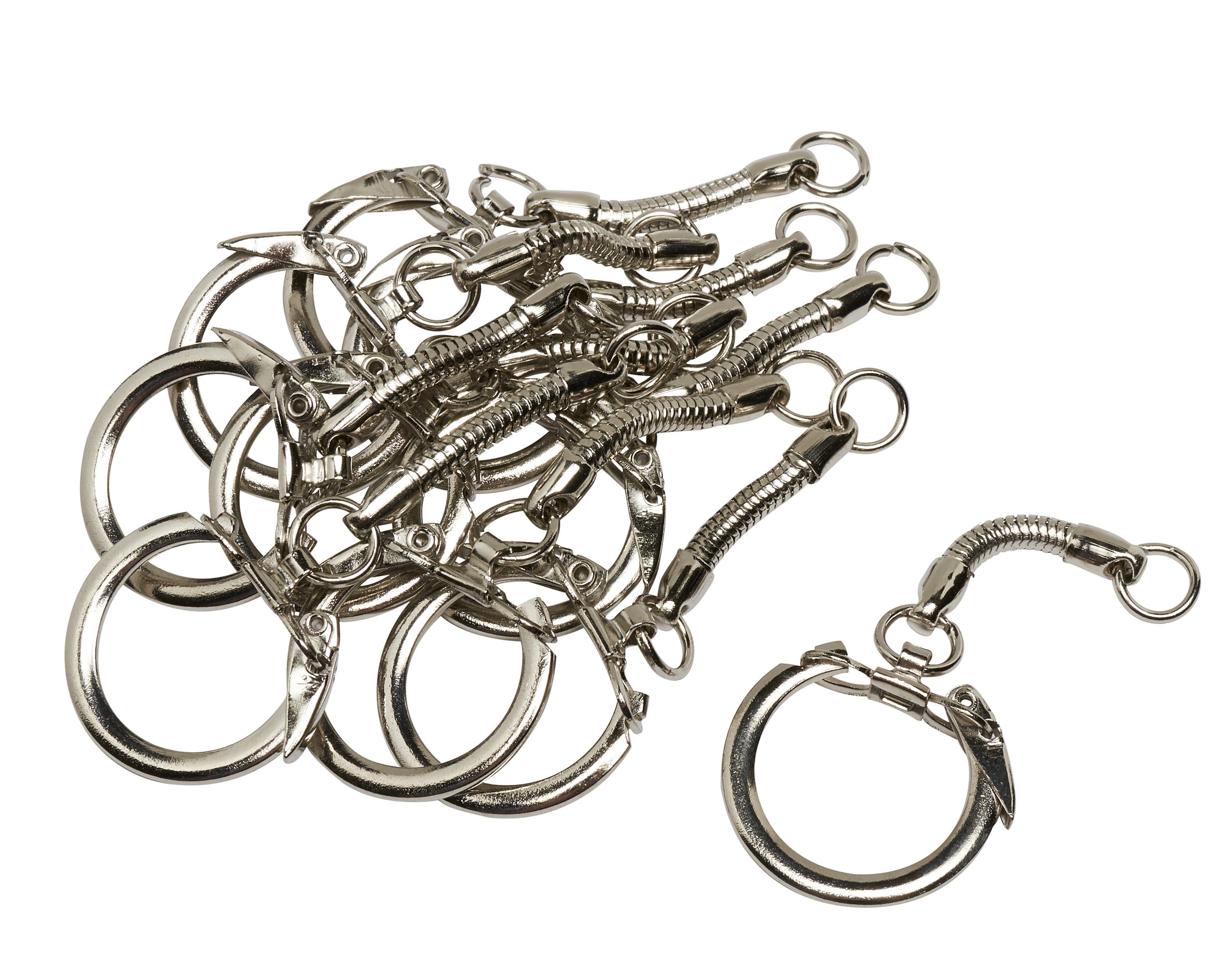 Schlüsselanhänger Set Schlüsselring mit Kette