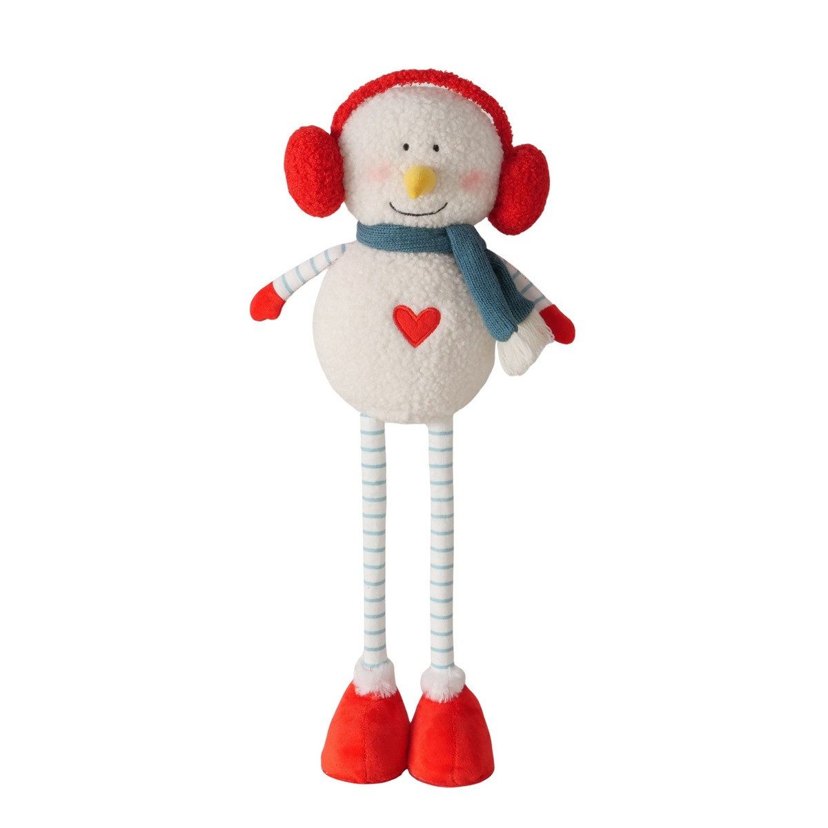 BOLTZE Dekofigur BOLTZE Deko-Figur Rüdiger Schneemann weiß 51cm