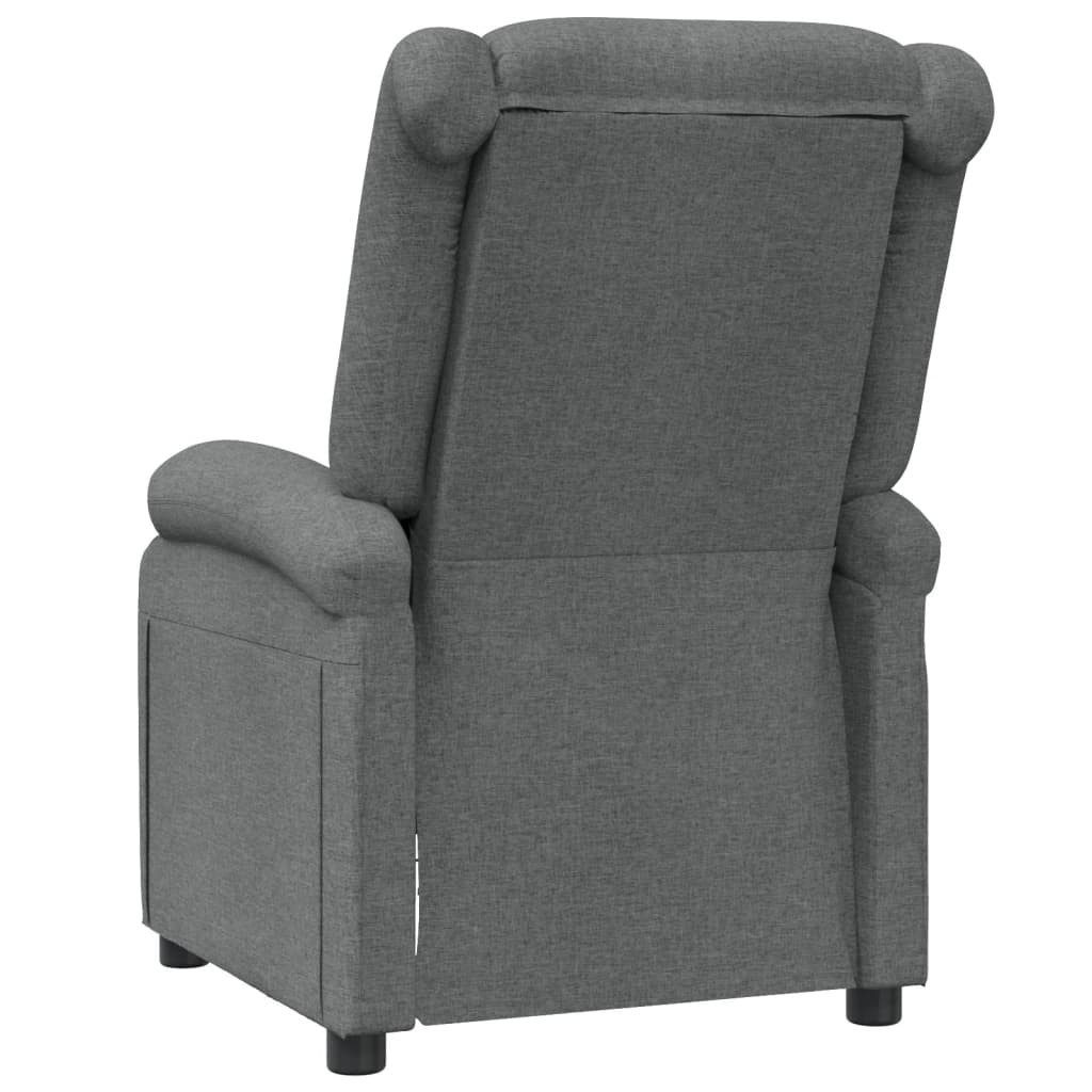 vidaXL Sessel Relaxsessel Dunkelgrau Stoff (1-St)