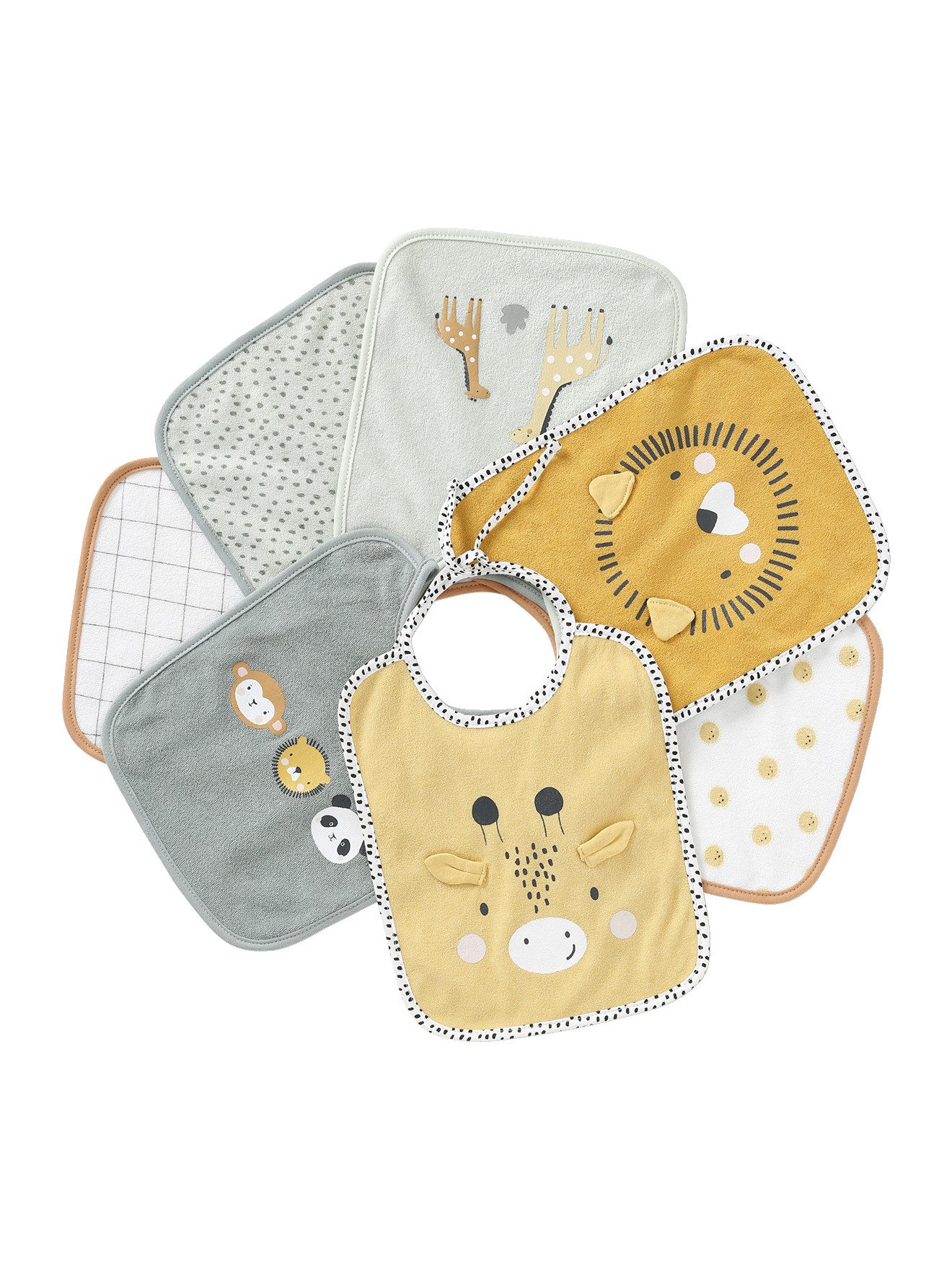 vertbaudet Lätzchen Baby Lätzchen, 7er-Pack