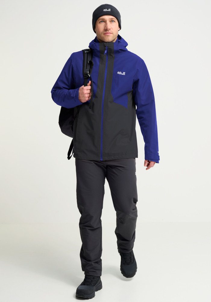 Jack Wolfskin 3-in-1-Funktionsjacke STONETRAIL 3IN1 JKT M 3-in-1 Jacke, wasserdicht, warm und atmungsaktiv