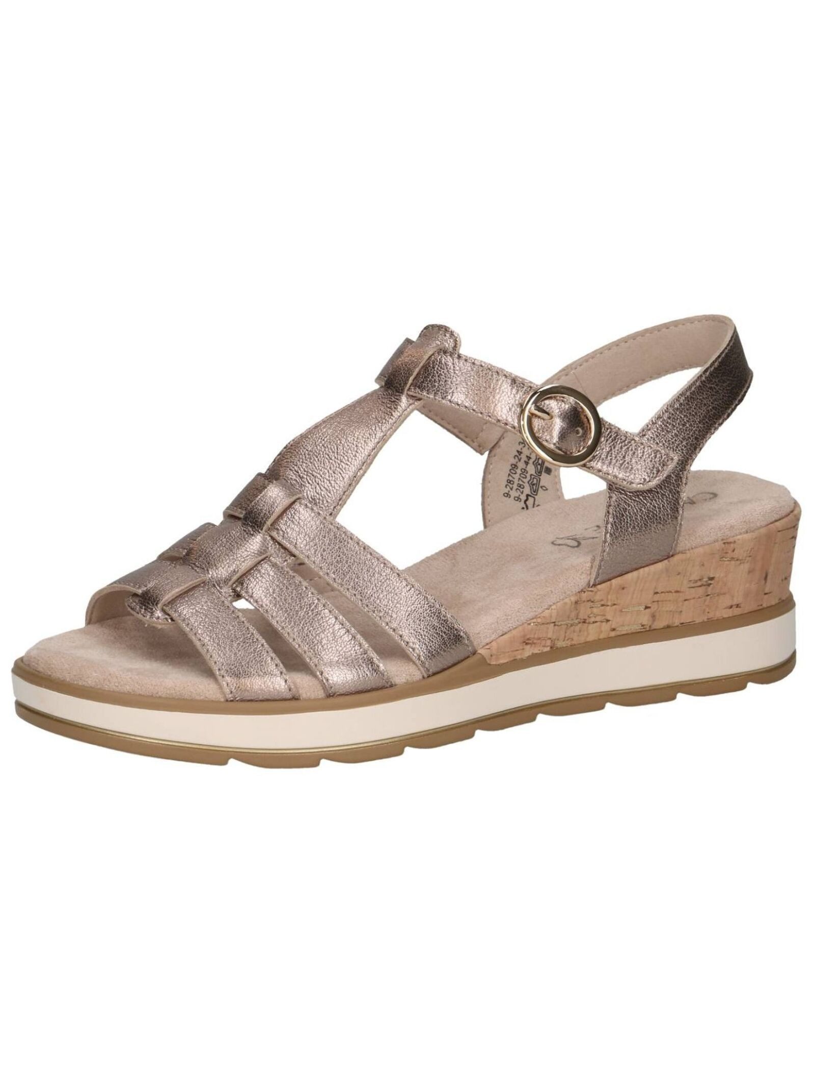 Caprice Sandalen Leder . Keilsandalette