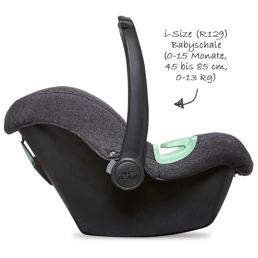 ABC Design Babyschale Tulip - Street, (1-tlg), Gruppe 0+ Baby Autositz - ab Geburt bis 13 kg
