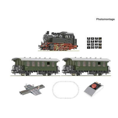 Roco Modelleisenbahn Startpaket H0 Analog Start Set: Dampflokomotive BR 80 mit