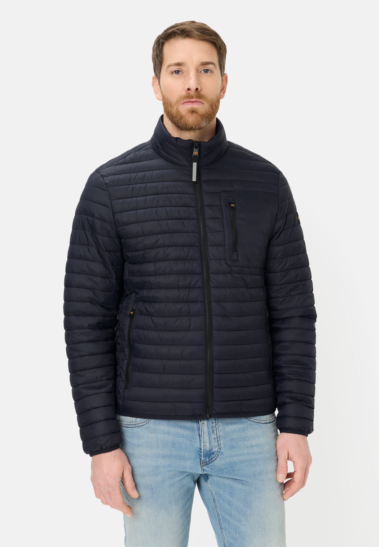 camel active Steppjacke mit wasserabweisender Funktion Langarm Stehkragen M günstig online kaufen