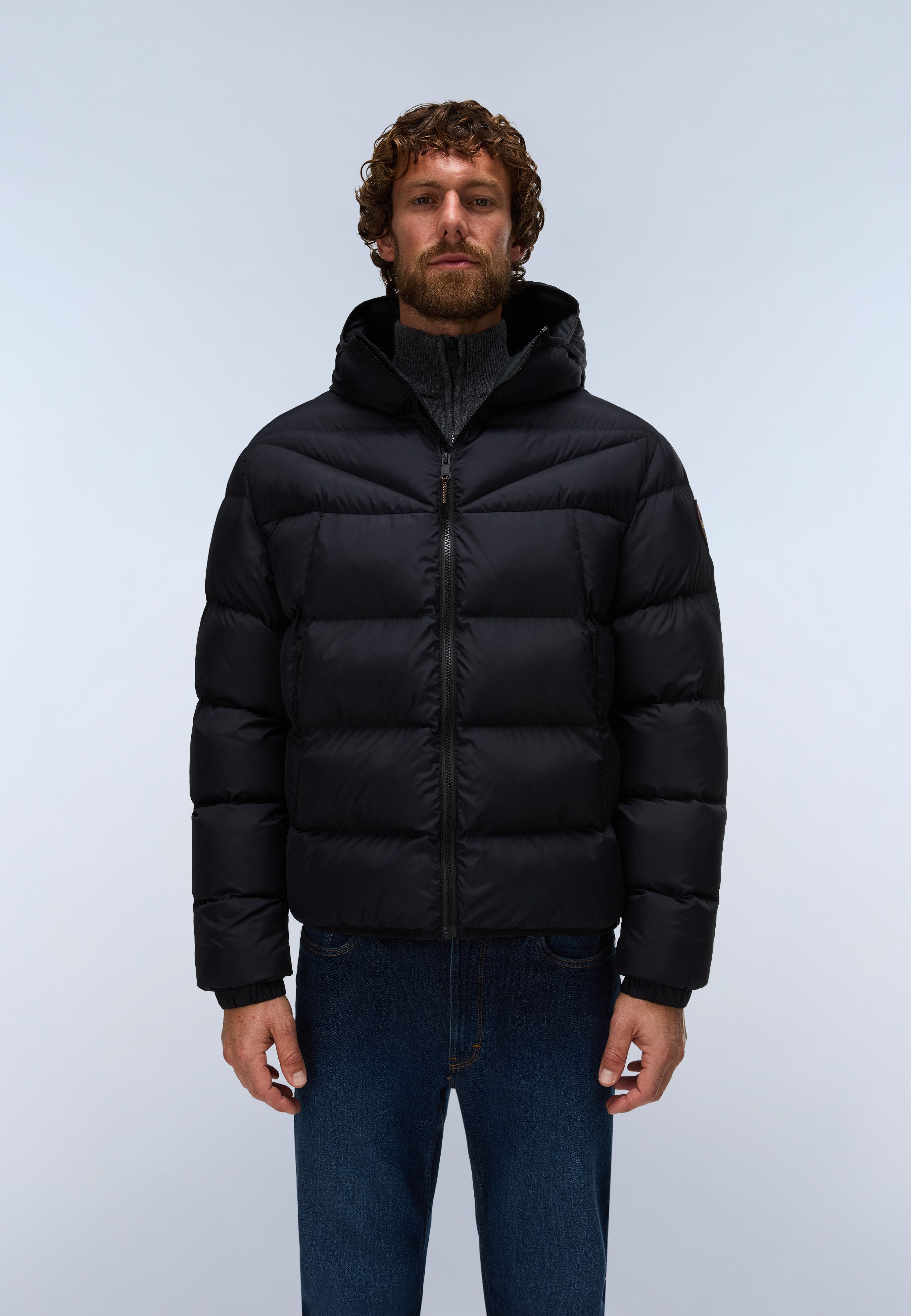 Napapijri Steppjacke A-MOLVENO HOOD BLACK BEAUTY auch in großen Größen
