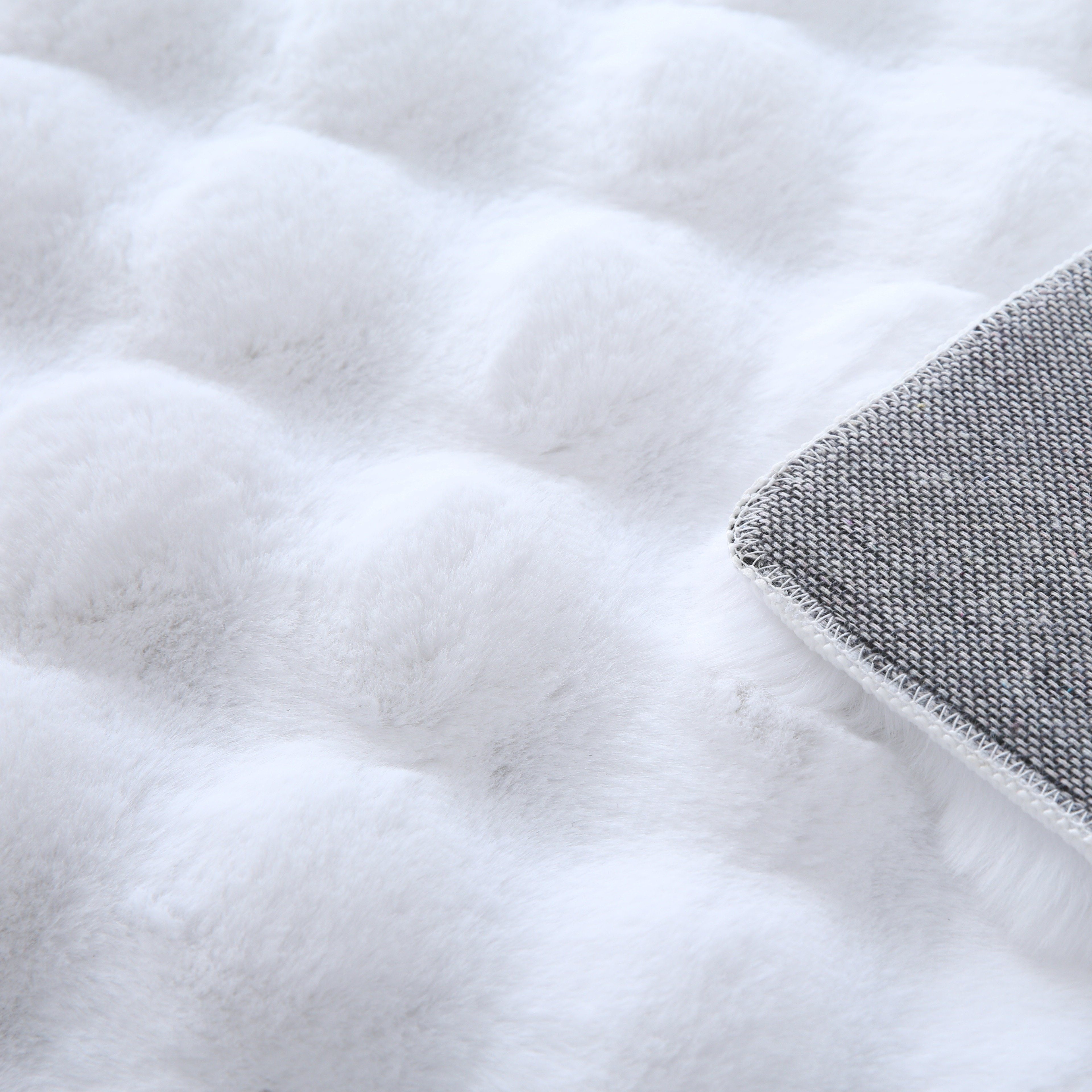 Ayyildiz Teppiche Hochflor-Teppich AMBIANCE 5110, auch als Läufer, rechteckig, Höhe: 25 mm, Fell Haptik / Besonders weich / Dicker Flor / Pflegeleicht – Bild 4 von 5