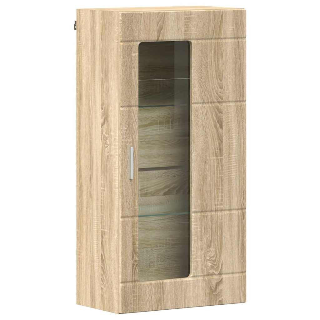 vidaXL Wohnzimmer-Set Wandmontierter Schrank mit Regal günstig online kaufen