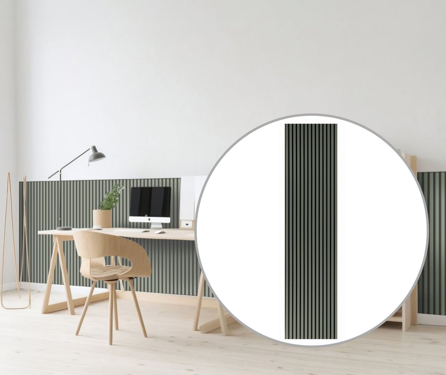HORI Wandpaneel HORI DecoLine, BxL: 56.1x240 cm, 1.3464 qm, HORI DecoLine: Mitteldichte Faserplatte (MDF)