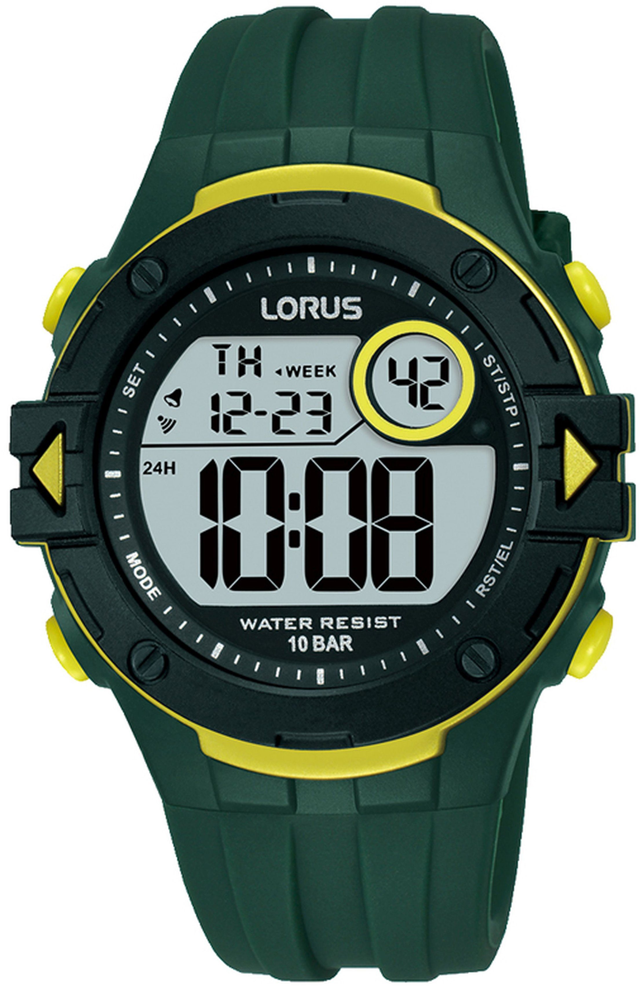 LORUS Chronograph R2327PX9, mit digitaler Anzeige